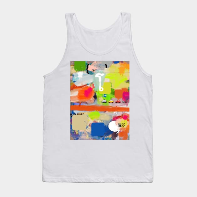 messages 01 Tank Top by sakont